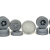 6 Spoked Truck & Trailer Wheel Set